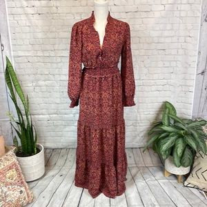 Maroon Maxi Dress